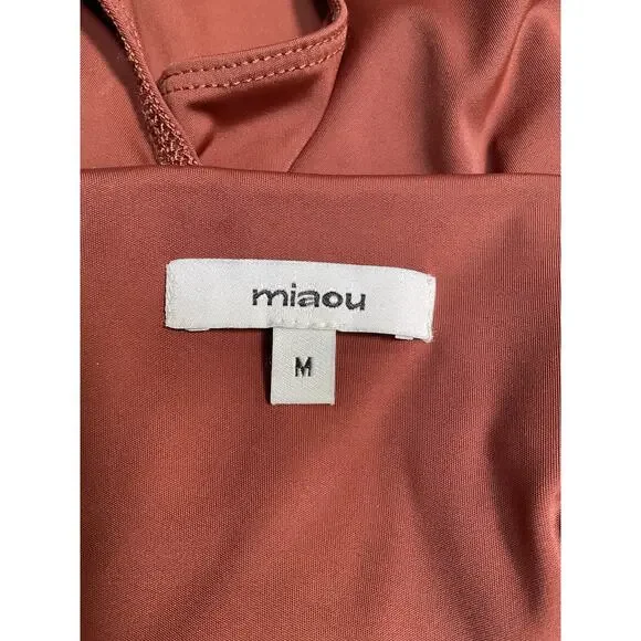 Miaou Sleek Brown Phoenix Top Size M - Picture 5 of 5